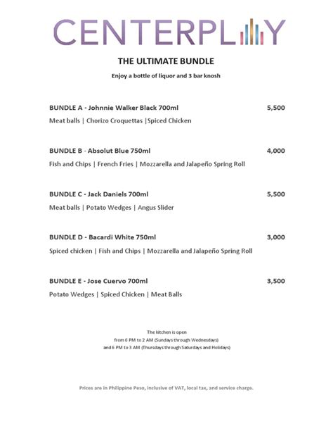 Centerplay Menu 07172018 .